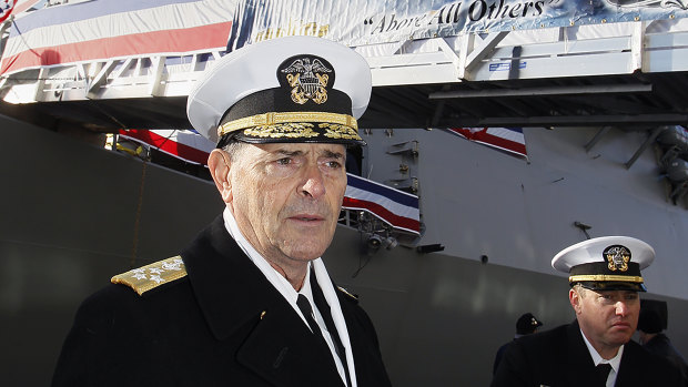 Admiral William Moran in 2018.