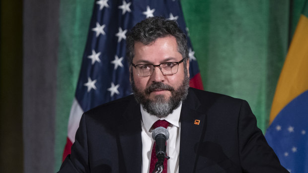 Ernesto Araujo, Brazil's foreign minister.