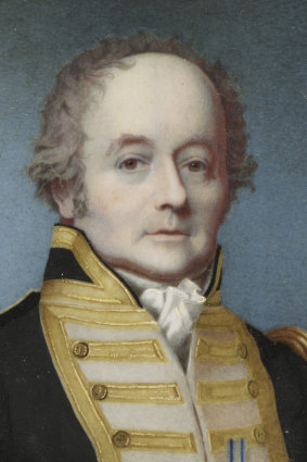 A portrait of William Bligh in 1814 by Alexander Huey. 