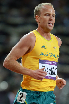 Australia's Ben St Lawrence during the final of the men's 10,000 metres at the 2012 London Olympics.
