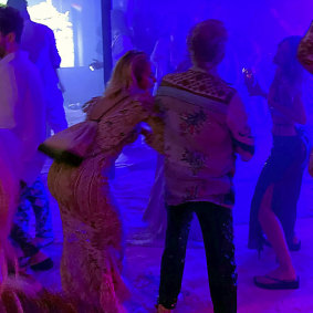 Pip and Dan danced up a storm at the Silver Party.