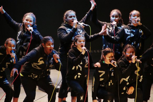 The Marliya choir share the stories of the Yindjibarndi people in the Pilbara.