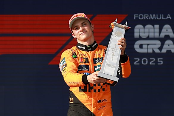 Miami Grand Prix winner Oscar Piastri 