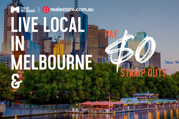 The advertising campaign running on realesate.com.au. 
