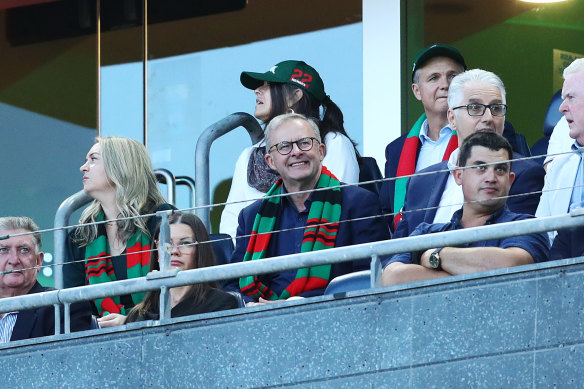 Prime Minister Anthony Albanese is a passionate supporter of the South Sydney Rabbitohs.