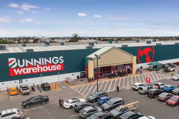 The Bunnings at 221-239 Old Geelong Road in Hoppers Crossing.