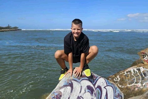 Nine-year-old Kaison Greaves died after becoming trapped between rocks in the water at South West Rocks.