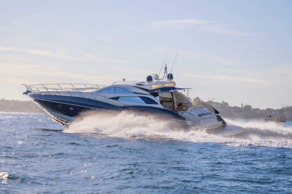Sarian allegedly snuck onto the luxury power yacht, Bruce, and stole boxes of crackers. 