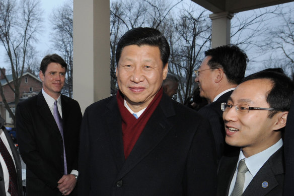 In 2012, Xi took a trip to the US state of Iowa, where he had stayed as a young man in the 1980s. 