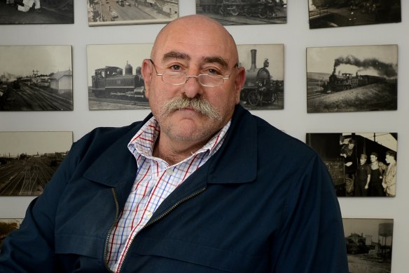 Rail union locomotive division boss Marc Marotta in 2014.