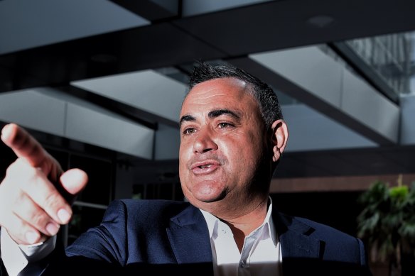 NSW Deputy Premier John Barliaro on Friday.