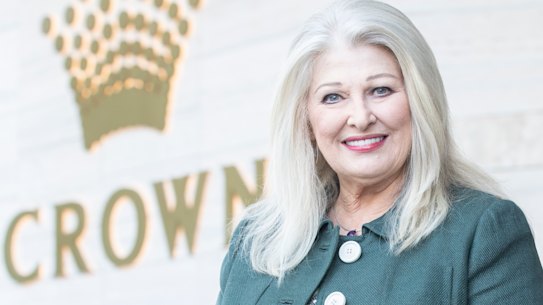 Helen Coonan said she does not expect to occupy the top job at Crown for long. 