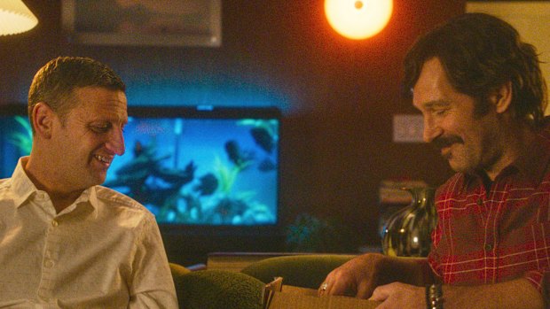Tim Robinson (left) and Paul Rudd: Unlikely buddies in Friendship.