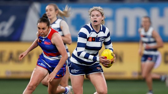 Georgie Prespakis was denied a goal. 