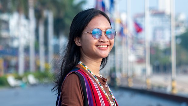Kary’s parents tried to force her to marry at 13. She refused and is now studying psychiatry in Phnom Penh. 