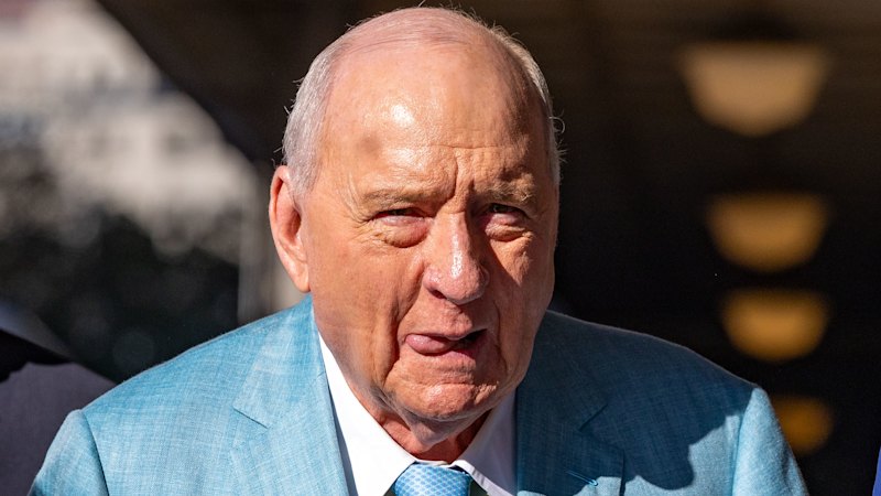 Alan Jones fusses and frowns as secrecy shrouds blockbuster trial