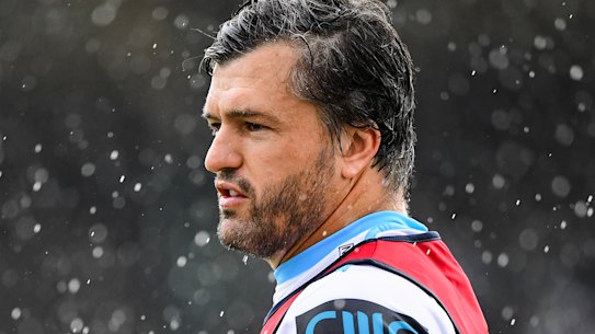 Older and wiser: Adam Ashley-Cooper will take his first step towards a hopeful fourth World Cup if he is named in the Waratahs 23 to play the Hurricanes at Brookvale Oval on Saturday. 