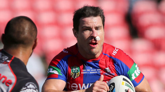 James McManus during his playing days with the Knights in 2015.