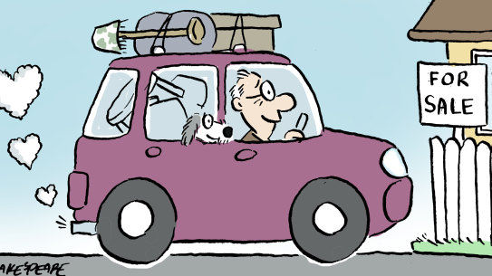 Buying a house offers security.