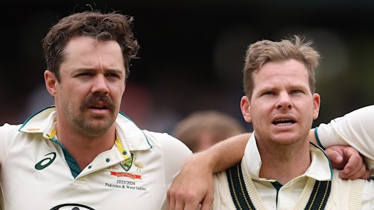 Travis Head and Steve Smith