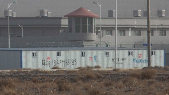 A detention facility in the Kunshan Industrial Park in Artux, Xinjiang.