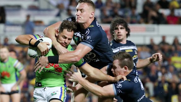 Raiders halfback Aidan Sezer shrugged off contract talk like it was a Cowboys tackle. 