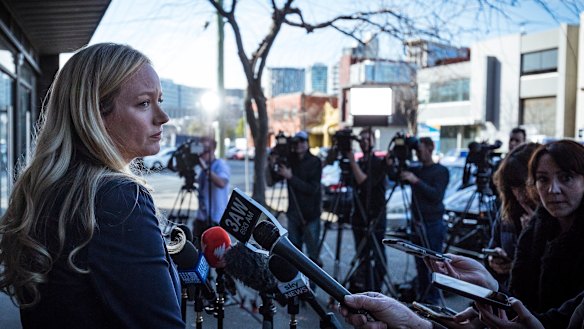Swimming Australia's Leigh Russell.
