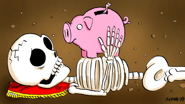 The law restricts who can make binding death nominations in superannuation. Illustration: John Shakespeare