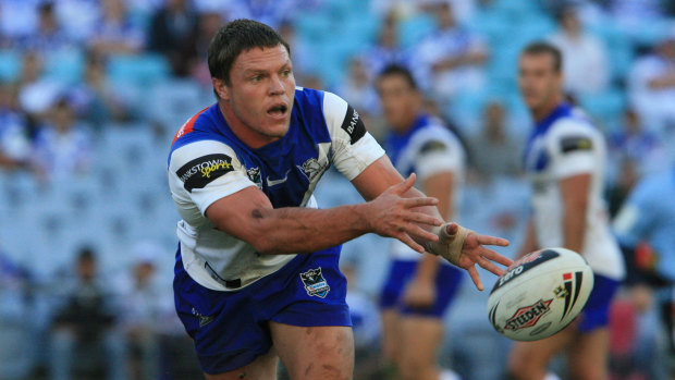 Family ties: Corey Hughes in action for Canterbury during the 2005 season.