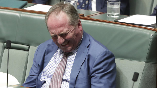 Did I really say that? Nationals MP Barnaby Joyce. 