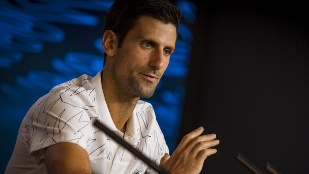 Novak Djokovic admits he was concerned watching Australian Open qualifiers suffer through severe smoke haze.