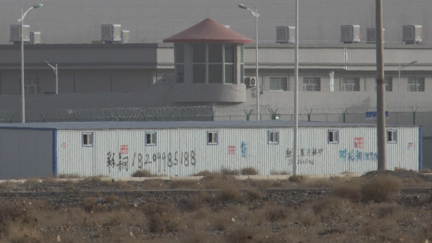 A detention facility in the Kunshan Industrial Park in Artux, Xinjiang.