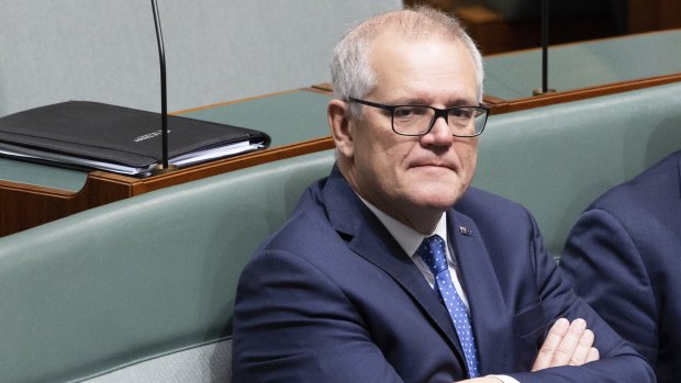 From primed-up minister for everything to backbencher: Scott Morrison.