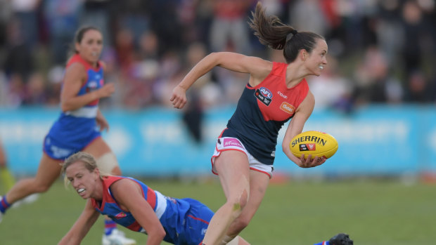 Daisy Pearce is angered by head office's likely AFLW moves.