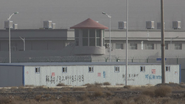 A detention facility in the Kunshan Industrial Park in Artux, Xinjiang.