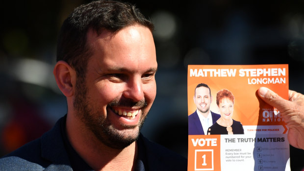 One Nation candidate Matthew Stephen.