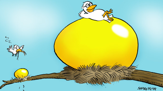 You can increase your nest egg substantially in five years. Illustration: John Shakespeare