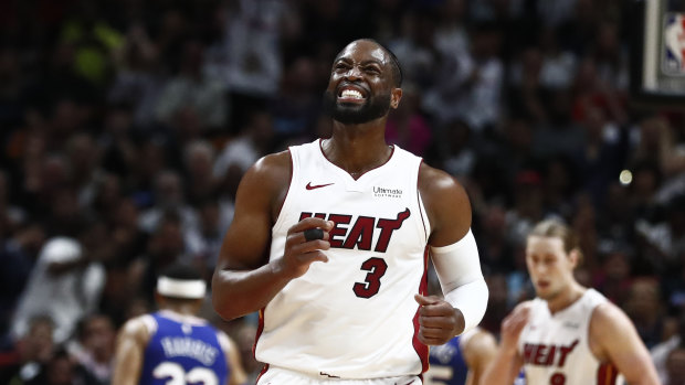 Dwyane Wade farewelled his home fans on Wednesday.