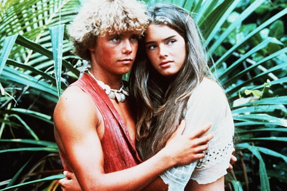 Brooke Shields and Christopher Atkins in The Blue Lagoon, which launched her career. 
