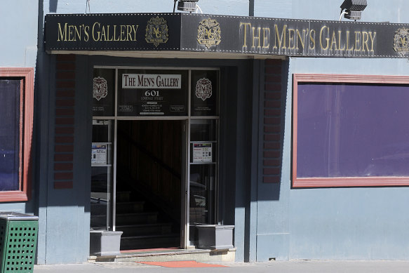 The Men’s Gallery on Lonsdale Street in the CBD.