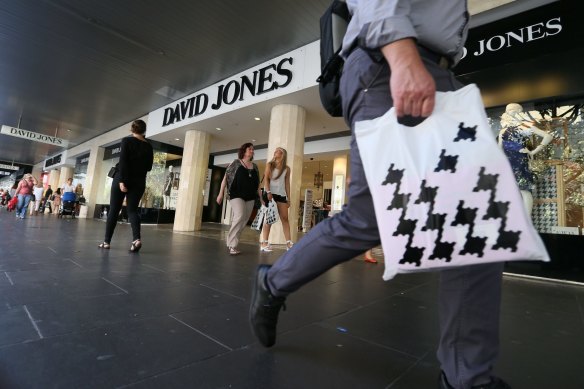 David Jones and Country Road have jumped into profit thanks to JobKeeper.