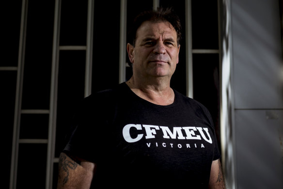 Victorian CFMEU construction state secretary John Setka's branch has launched a broadside against the ACTU.