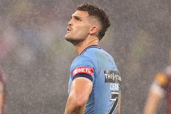 Nathan Cleary played in Origin II despite suffering a groin injury on the eve of the game.