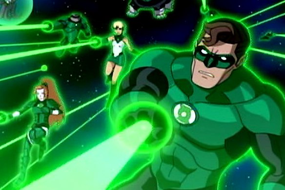 “Beware my power... Green Lantern’s light!” Green Lantern Hal Jordan, voiced by Nathan Fillion, in the 2011 animated feature Green Lantern: Emerald Knights.