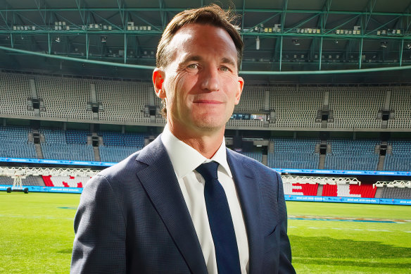 AFL chief Andrew Dillon was at the Australian Hotels Association’s annual bash.