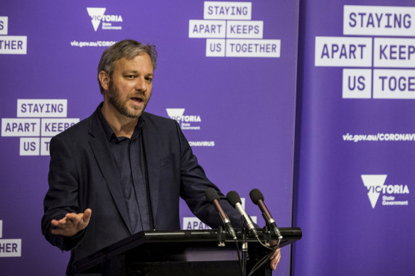 Professor Brett Sutton said mystery cases "remain" a concern. 