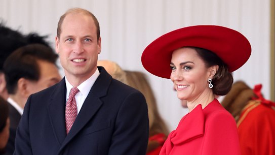 Prince William and Princess Catherine, pictured in less controversial days.