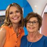 Savannah Guthrie (left) and her mother, Nancy Guthrie, on the NBC’s Today show set in 2023.