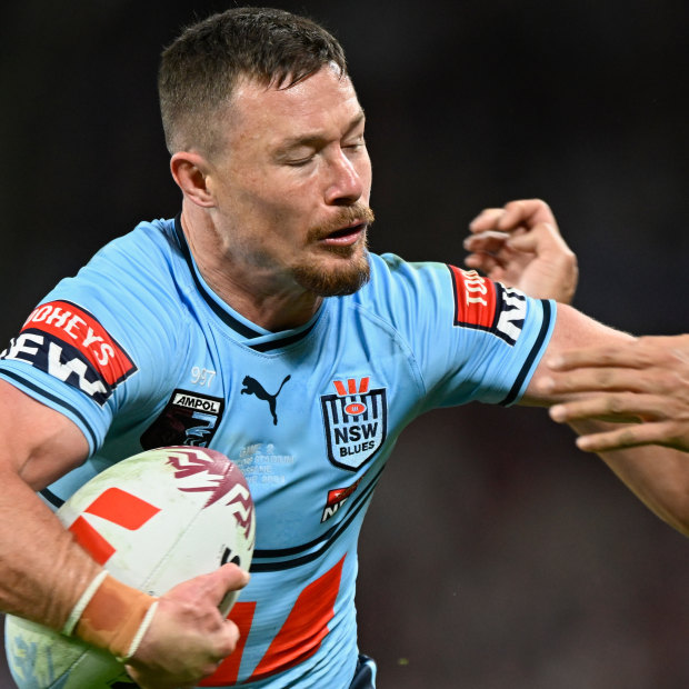 Damien Cook filled in in the centres for NSW.