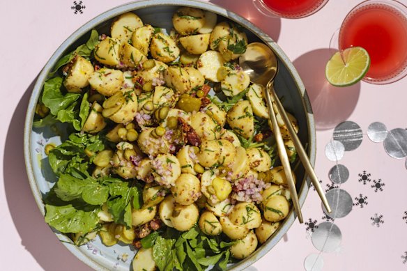 Potato and pickle salad.